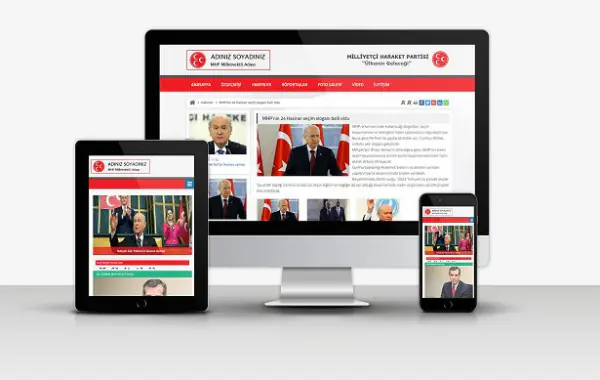 MHP Siyasi Parti Web sitesi v2