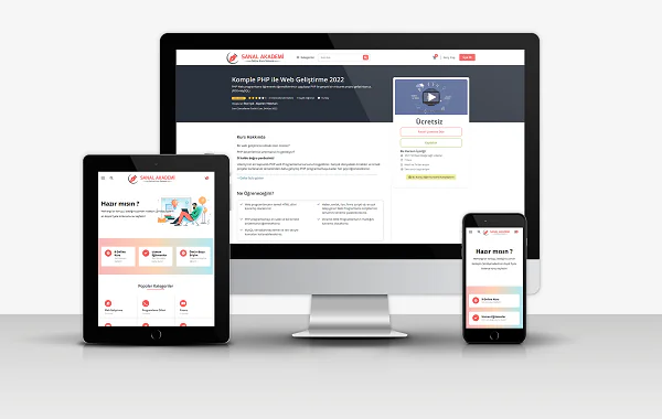 Online Kurs Web sitesi v1