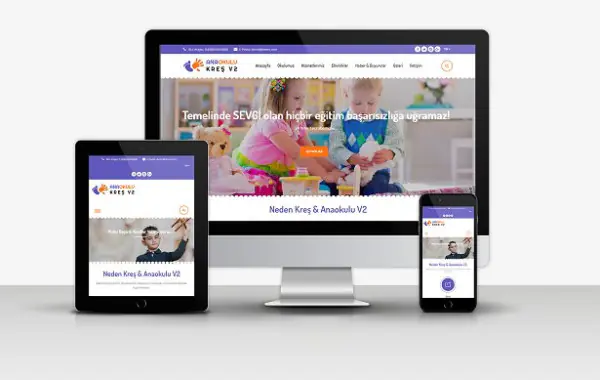 Kreş Anaokulu Web sitesi v2